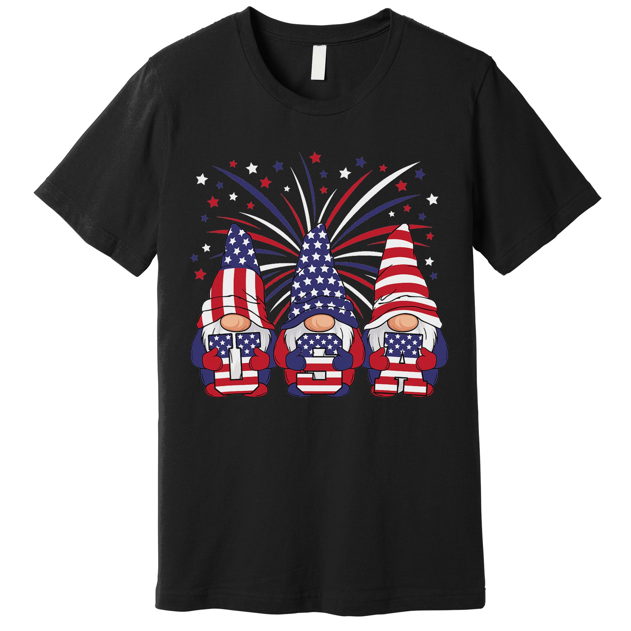 Patriotic Gnomes 4th Of July Usa Women Premium T-Shirt