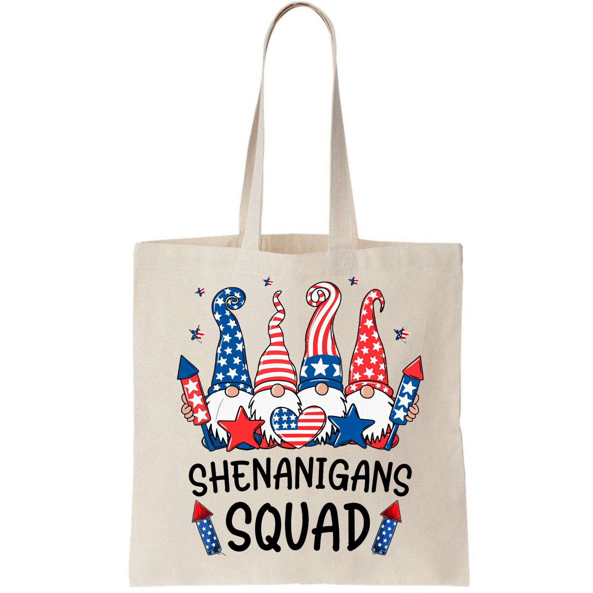 Patriotic Gnomes 4th Of July Funny Shenanigans Squad Bag