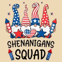 Patriotic Gnomes 4th Of July Funny Shenanigans Squad Bag