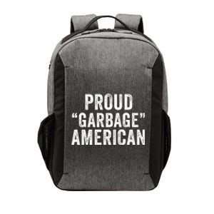 Proud Garbage American Maga Garbage Truck Trump Vance 2024 Proud Patriot Vector Backpack