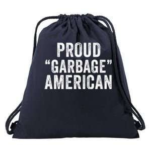 Proud Garbage American Maga Garbage Truck Trump Vance 2024 Proud Patriot Drawstring Bag