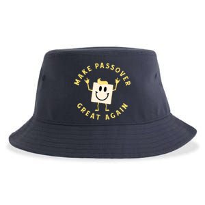 Passover Great Again Funny Matzah Jewish Sustainable Bucket Hat