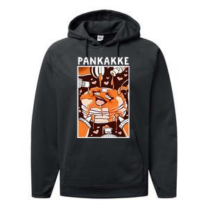 Pankakke Graphic Anime Funny Naughty Foodie Pun Pankakke Performance Fleece Hoodie