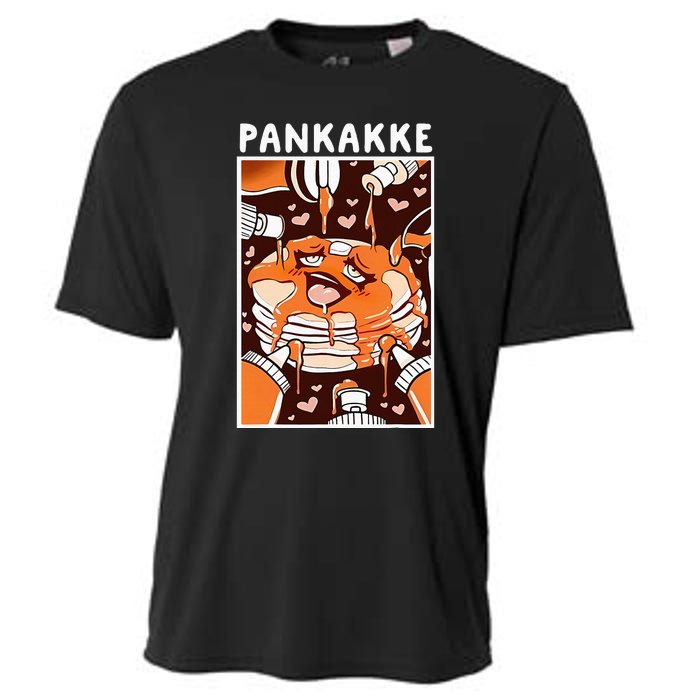 Pankakke Graphic Anime Funny Naughty Foodie Pun Pankakke Cooling Performance Crew T-Shirt