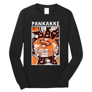 Pankakke Graphic Anime Funny Naughty Foodie Pun Pankakke Long Sleeve Shirt