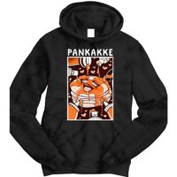 Pankakke Graphic Anime Funny Naughty Foodie Pun Pankakke Tie Dye Hoodie