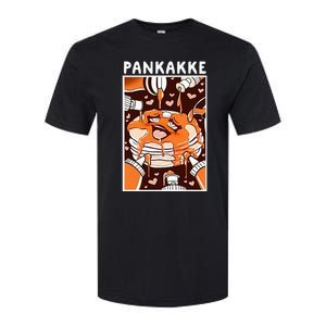 Pankakke Graphic Anime Funny Naughty Foodie Pun Pankakke Softstyle CVC T-Shirt