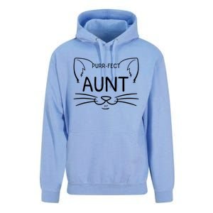 Purrcool Giftfect Aunt Cat Owner Kitty Best Aunties Whiskers Gift Unisex Surf Hoodie