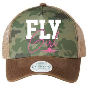 Pilot Girl Airplane Aviation Legacy Tie Dye Trucker Hat