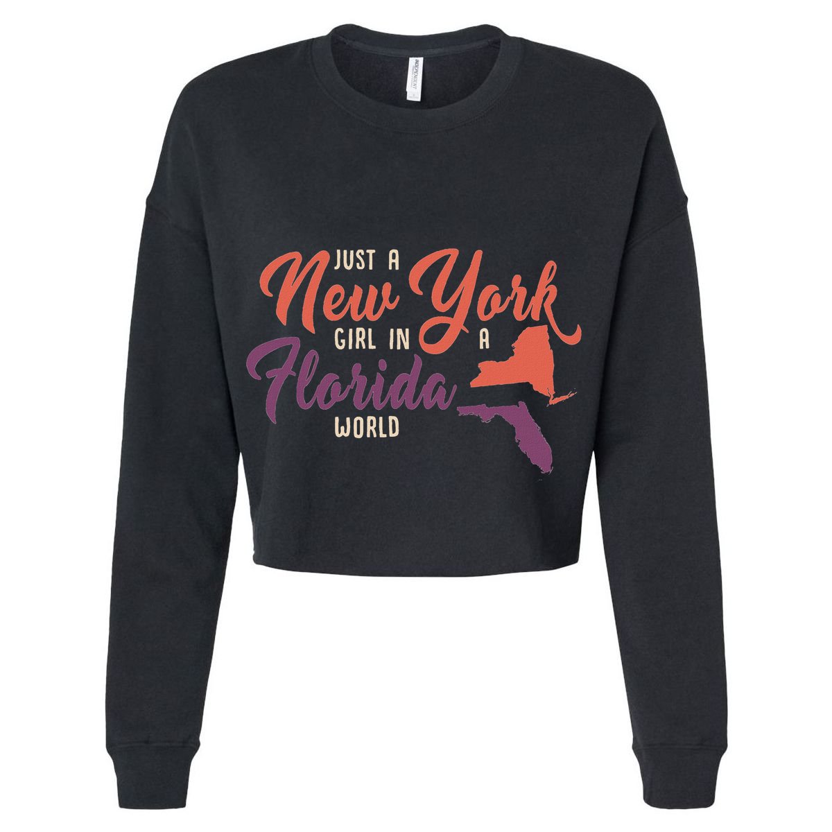 Proud Girl And Just A New York Girl In A Florida World T-Shirt