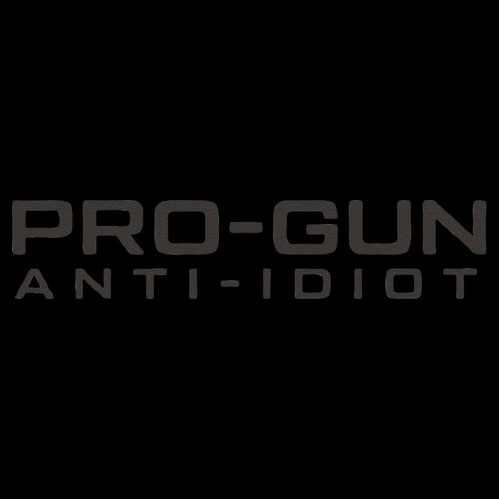 Pro Gun Anti Idiot Cropped Pullover Crew