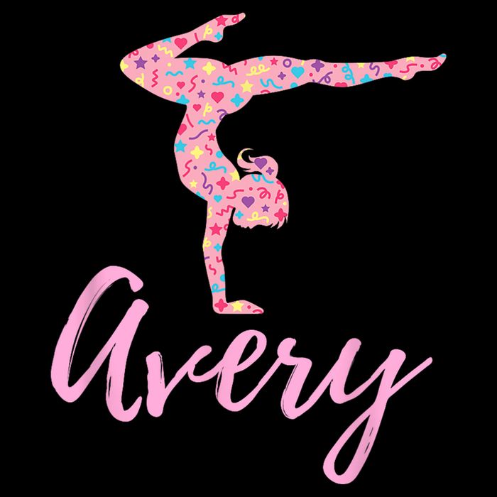 Personalized Gymnastics Avery Name Gymnast Flexfit Unipanel Trucker Cap