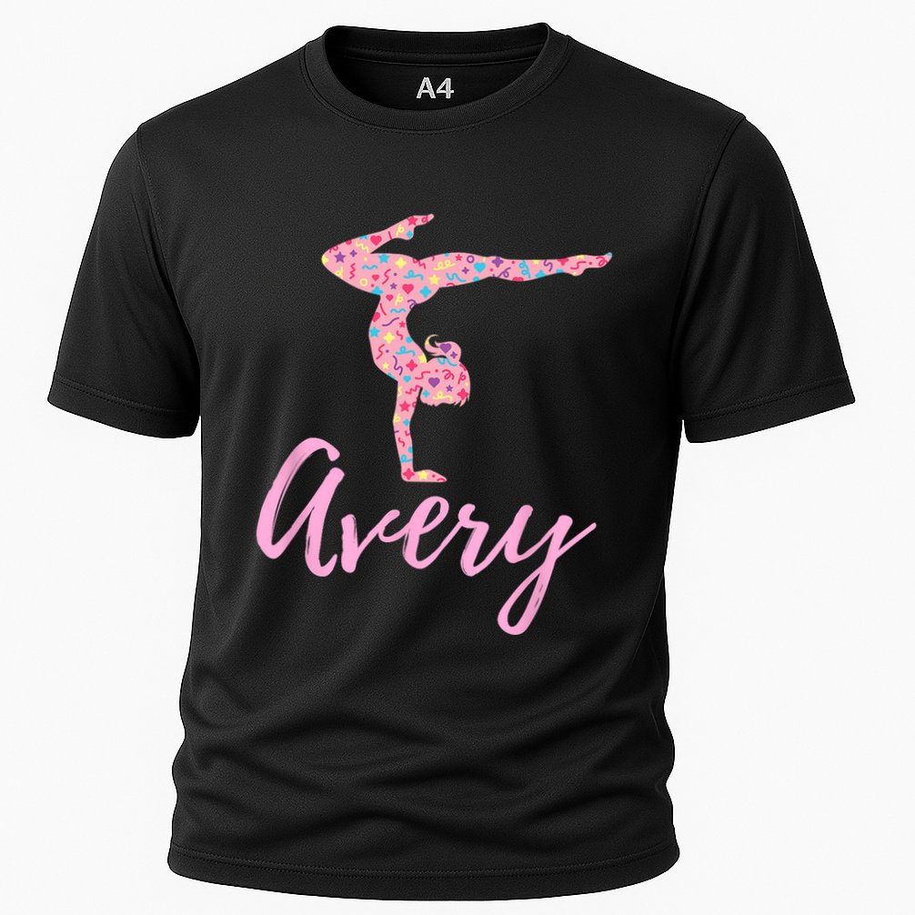 Personalized Gymnastics Avery Name Gymnast Performance Shirt