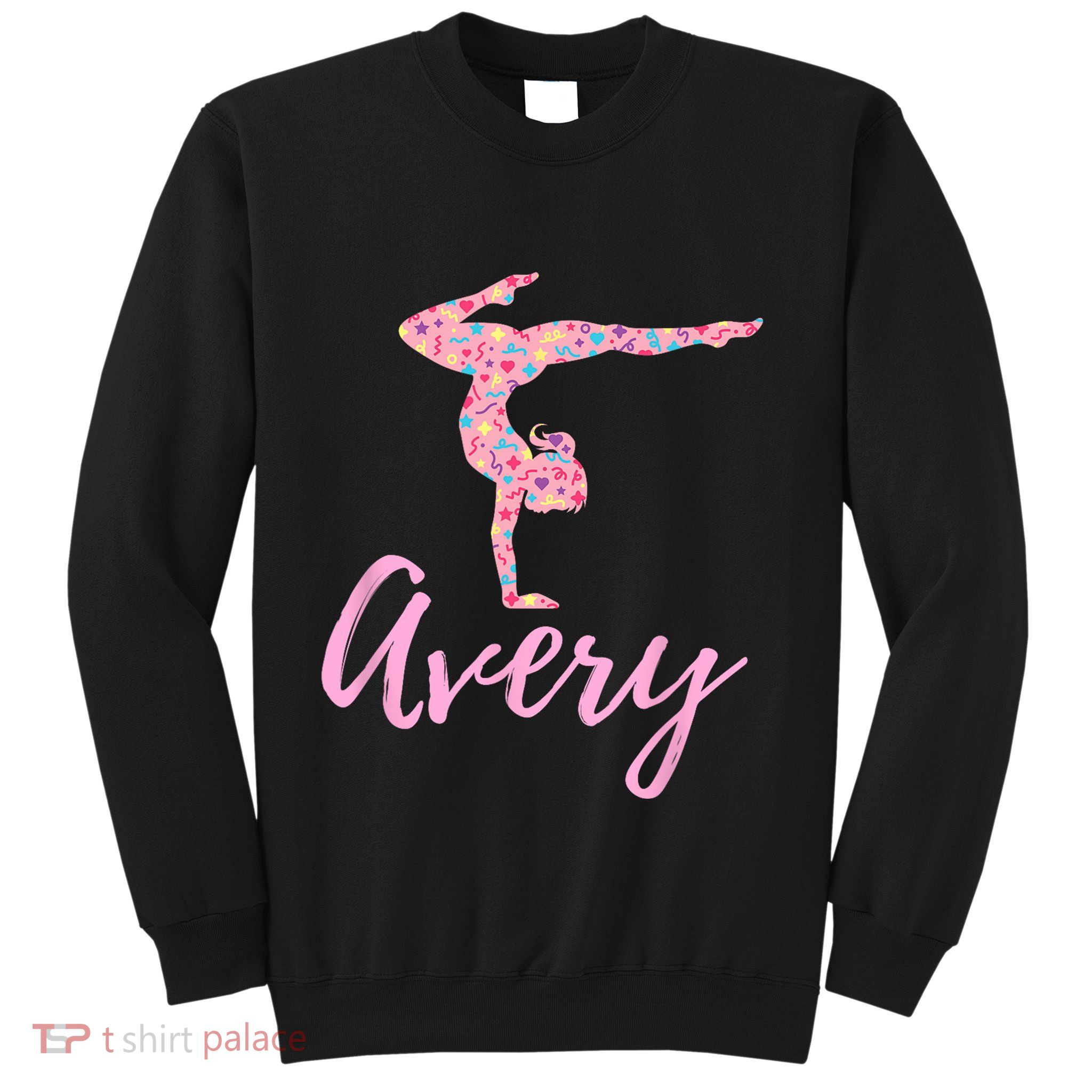 Personalized Gymnastics Avery Name Gymnast Sweatshirt