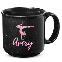 Personalized Gymnastics Avery Name Gymnast 15oz Campfire Ceramic Mug