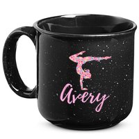 Personalized Gymnastics Avery Name Gymnast 15oz Campfire Ceramic Mug