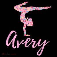 Personalized Gymnastics Avery Name Gymnast Bag