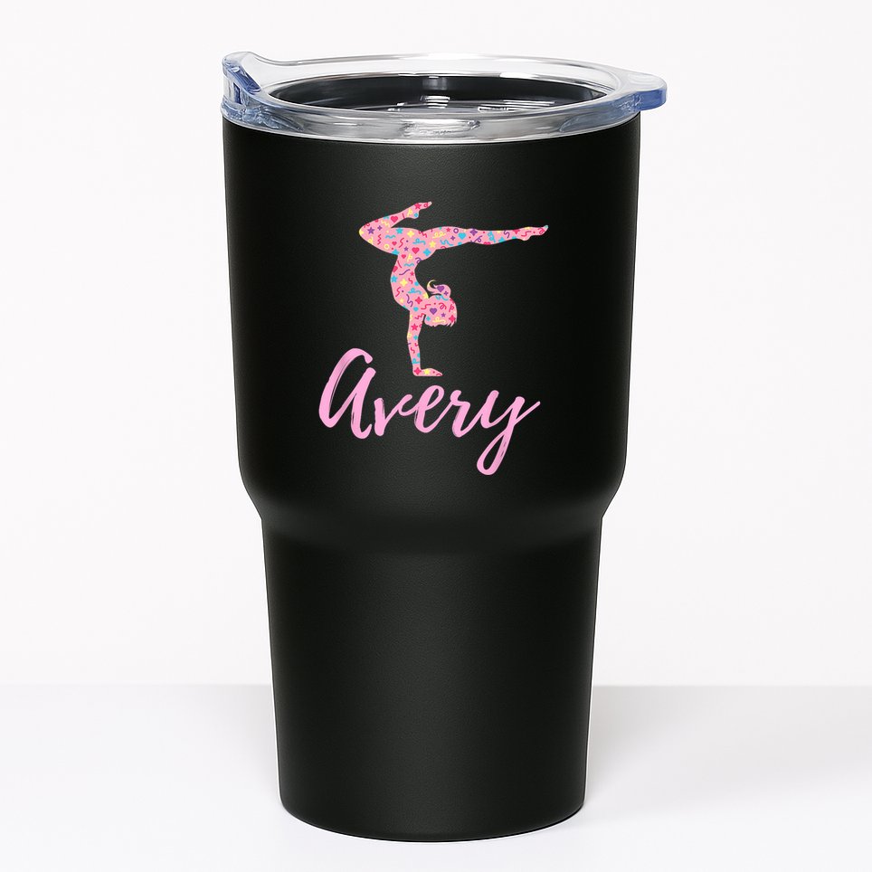 Personalized Gymnastics Avery Name Gymnast Tumbler