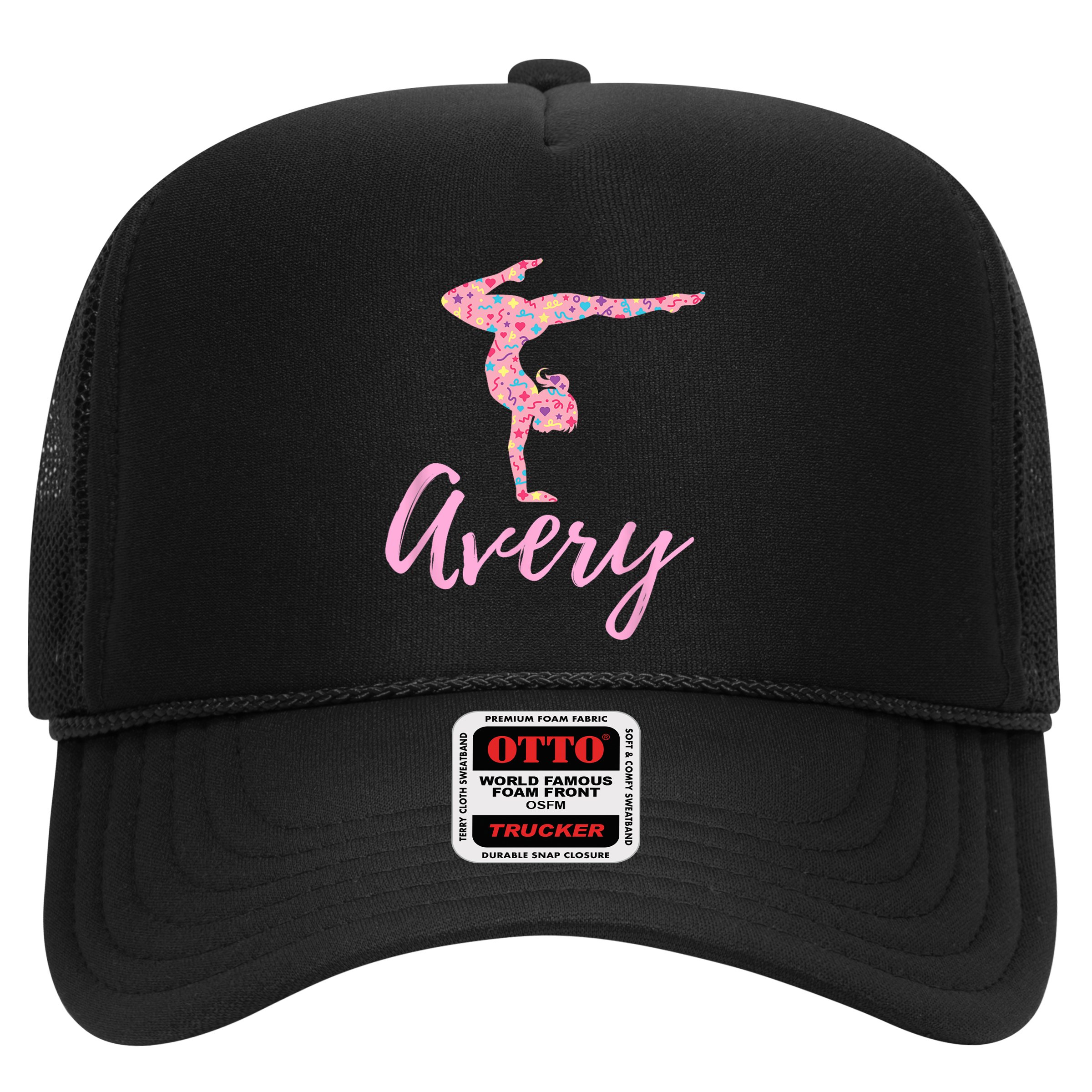 Personalized Gymnastics Avery Name Gymnast Hat