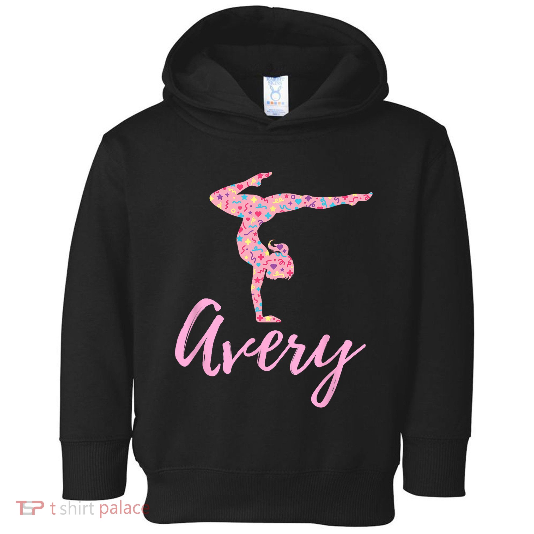 Personalized Gymnastics Avery Name Gymnast Toddler Hoodie