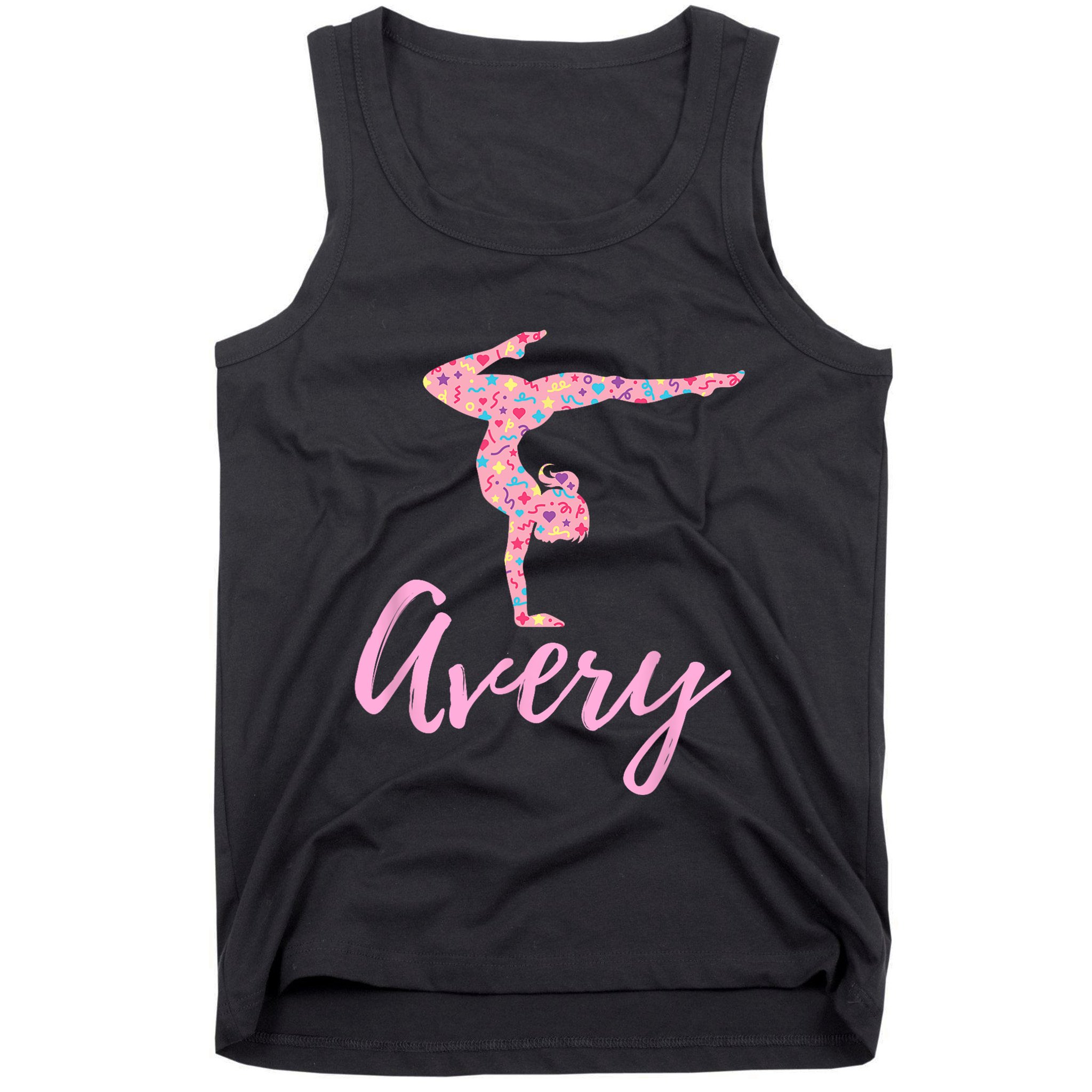 Personalized Gymnastics Avery Name Gymnast Tank Top