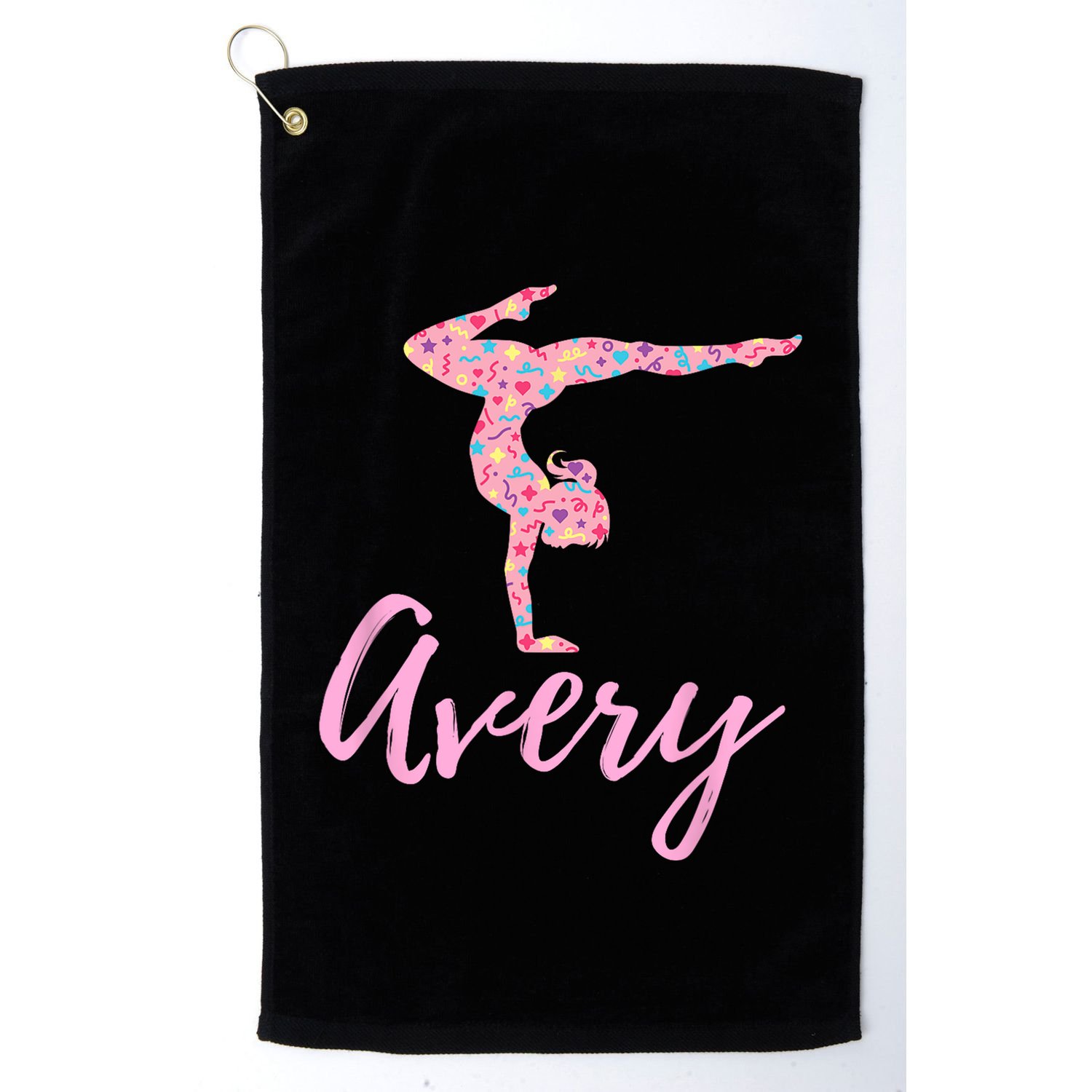 Personalized Gymnastics Avery Name Gymnast Golf Towel