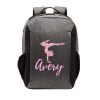 Personalized Gymnastics Avery Name Gymnast Vector Backpack
