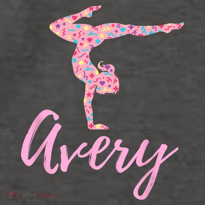 Personalized Gymnastics Avery Name Gymnast Vector Backpack