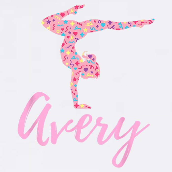 Personalized Gymnastics Avery Name Gymnast Garment-Dyed Sweatshirt