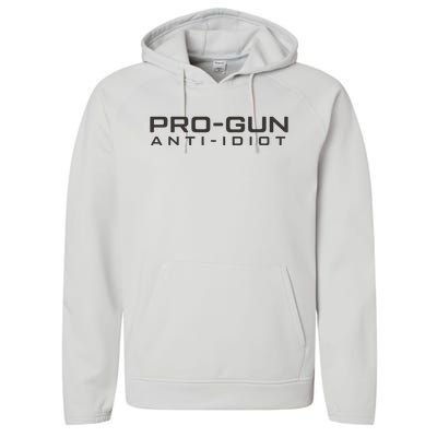 Pro Gun Anti Idiot Performance Fleece Hoodie