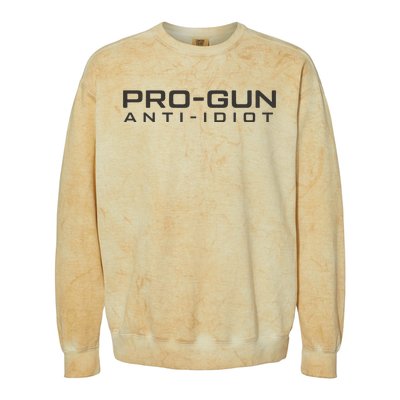 Pro Gun Anti Idiot Colorblast Crewneck Sweatshirt