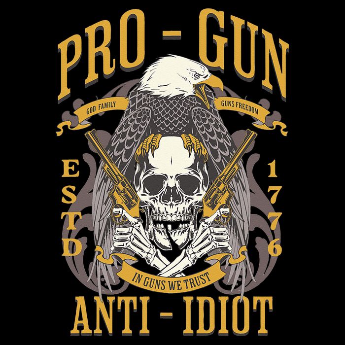 Pro Gun Anti Idiot Fathers Day Gun Lover Impact Tech Backpack