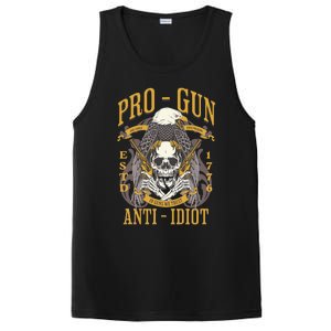 Pro Gun Anti Idiot Fathers Day Gun Lover PosiCharge Competitor Tank