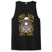 Pro Gun Anti Idiot Fathers Day Gun Lover PosiCharge Competitor Tank