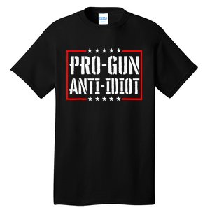 Pro Gun Anti Idiot Tall T-Shirt