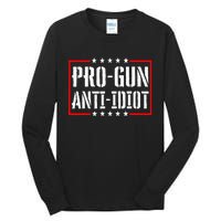 Pro Gun Anti Idiot Tall Long Sleeve T-Shirt