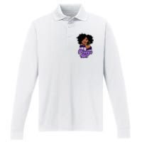 Pisces Girl Afro Girl Zodiac Signs Birthday Performance Long Sleeve Polo