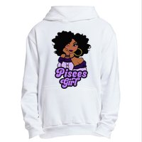 Pisces Girl Afro Girl Zodiac Signs Birthday Urban Pullover Hoodie