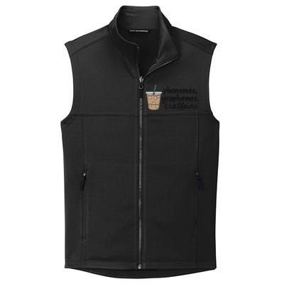 Phonemes Graphemes And Caffeine Collective Smooth Fleece Vest