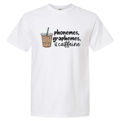 Phonemes Graphemes And Caffeine Garment-Dyed Heavyweight T-Shirt