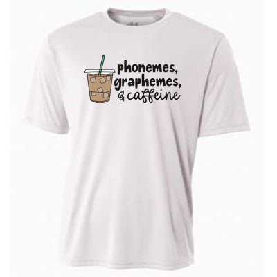 Phonemes Graphemes And Caffeine Cooling Performance Crew T-Shirt