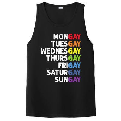 Pride Gay Agenda Mongay Pride Calendar Lgbt Calendar Week Gift PosiCharge Competitor Tank