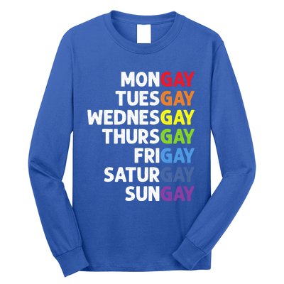 Pride Gay Agenda Mongay Pride Calendar Lgbt Calendar Week Gift Long Sleeve Shirt