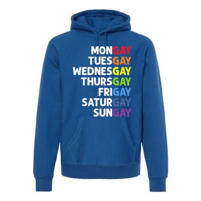 Pride Gay Agenda Mongay Pride Calendar Lgbt Calendar Week Gift Premium Hoodie