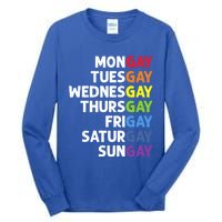 Pride Gay Agenda Mongay Pride Calendar Lgbt Calendar Week Gift Tall Long Sleeve T-Shirt