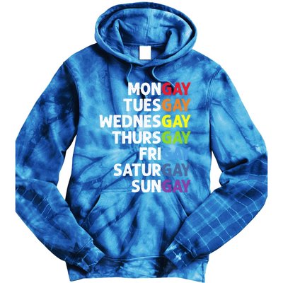 Pride Gay Agenda Mongay Pride Calendar Lgbt Calendar Week Gift Tie Dye Hoodie