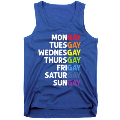 Pride Gay Agenda Mongay Pride Calendar Lgbt Calendar Week Gift Tank Top