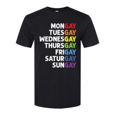 Pride Gay Agenda Mongay Pride Calendar Lgbt Calendar Week Gift Softstyle CVC T-Shirt