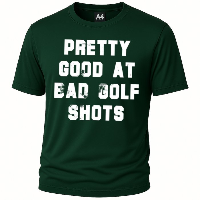 Pretty Good At Bad Golf Shots Cooling Performance Crew T-Shirt