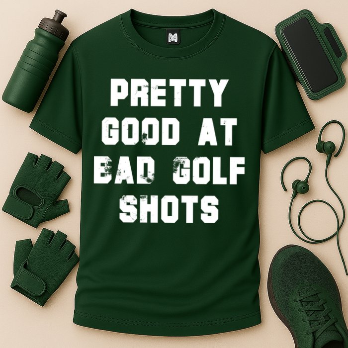 Pretty Good At Bad Golf Shots Cooling Performance Crew T-Shirt